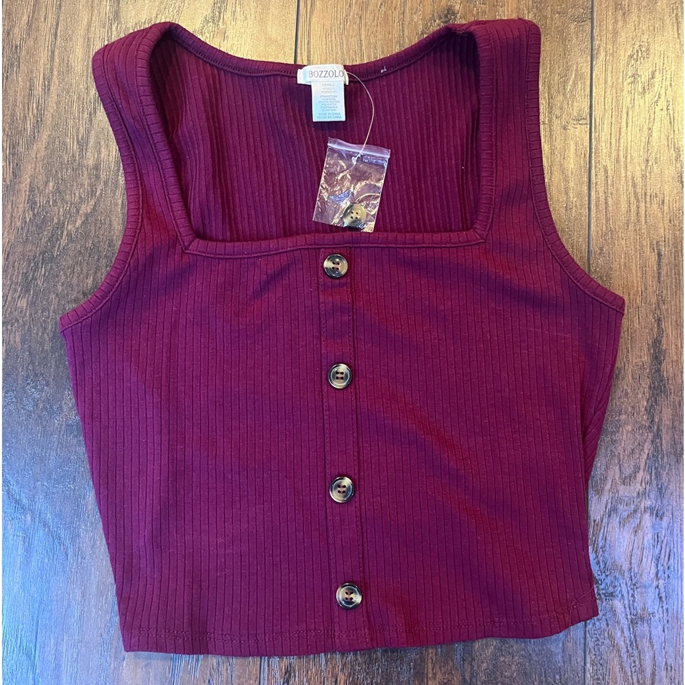 Bozzolo tank crop top